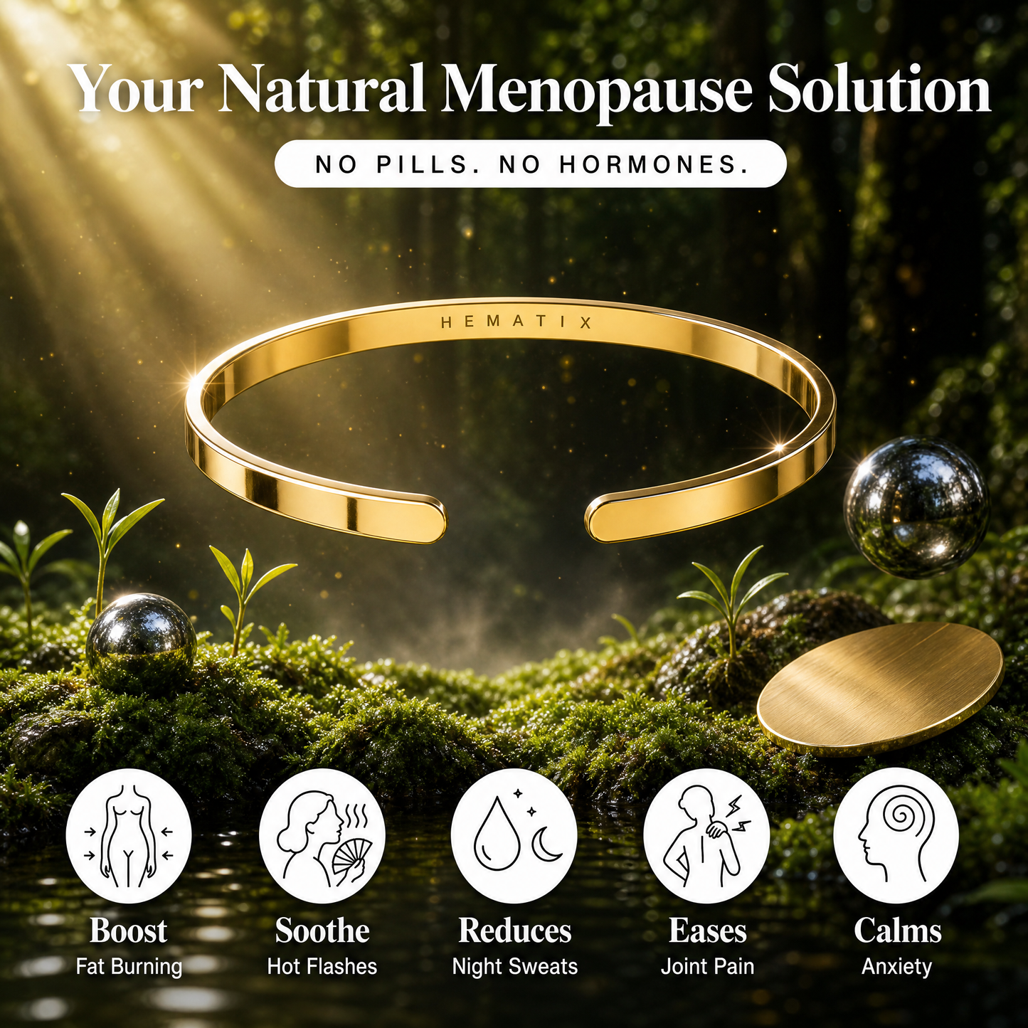 HEMATIX® Bracelet | Your Natural Menopause & Calm Solution